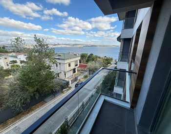 Квартира 3+1 в комплексе в Бююкчекмедже, Стамбул, с видом на море 3