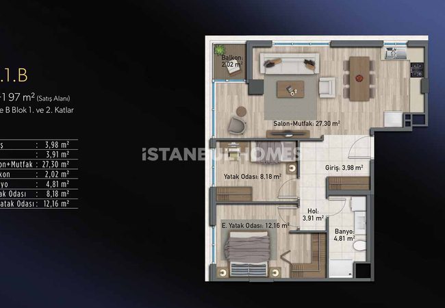 Appartements Élégants En Complexe Avec Centre Commercial À Kadıköy 51