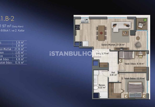 Appartements Élégants En Complexe Avec Centre Commercial À Kadıköy 52