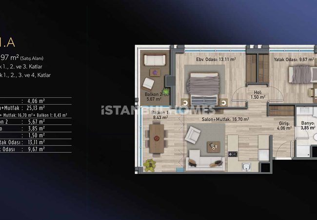 Appartements Élégants En Complexe Avec Centre Commercial À Kadıköy 53