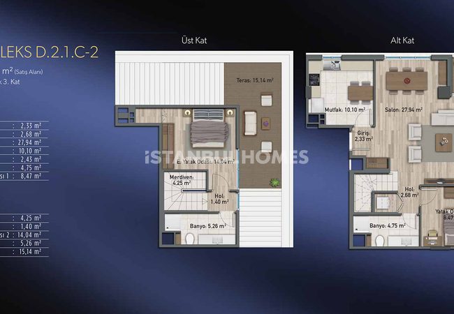 Appartements Élégants En Complexe Avec Centre Commercial À Kadıköy 58