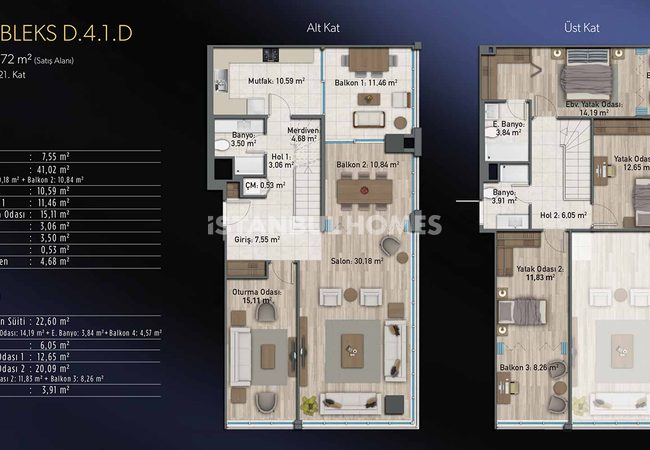 Appartements Élégants En Complexe Avec Centre Commercial À Kadıköy 43