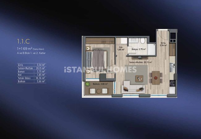 Appartements Élégants En Complexe Avec Centre Commercial À Kadıköy 61