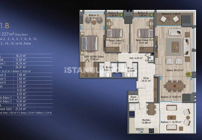 Appartements Élégants En Complexe Avec Centre Commercial À Kadıköy 49