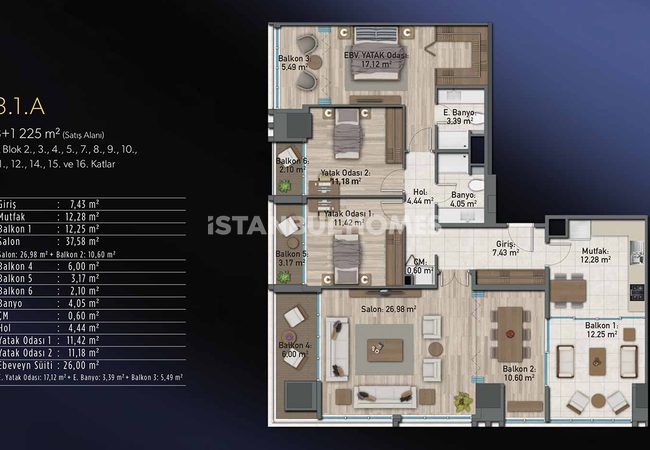 Appartements Élégants En Complexe Avec Centre Commercial À Kadıköy 50