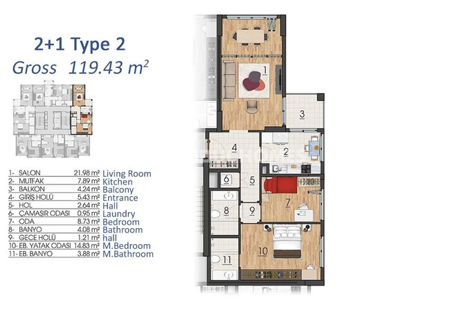 Contemporary Flats in Highly-desired Area of Basaksehir 4