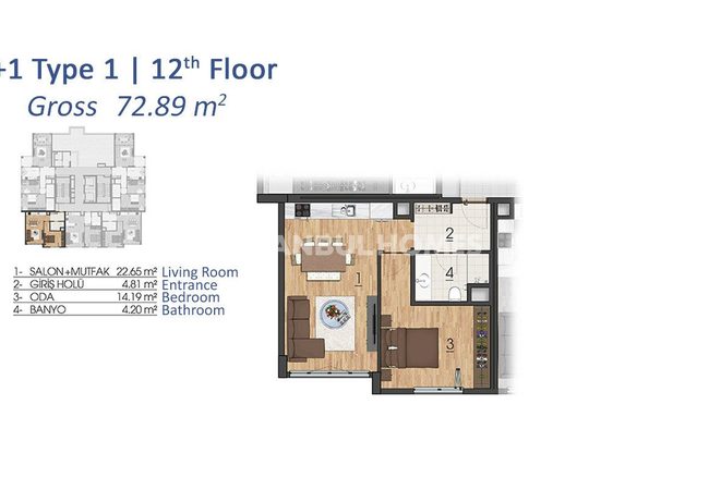 Contemporary Flats in Highly-desired Area of Basaksehir 13