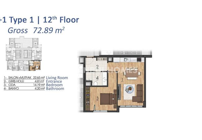 Contemporary Flats in Highly-desired Area of Basaksehir 11