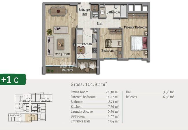 Luxurious Apartments in Istanbul Bahcesehir with Lake View 39