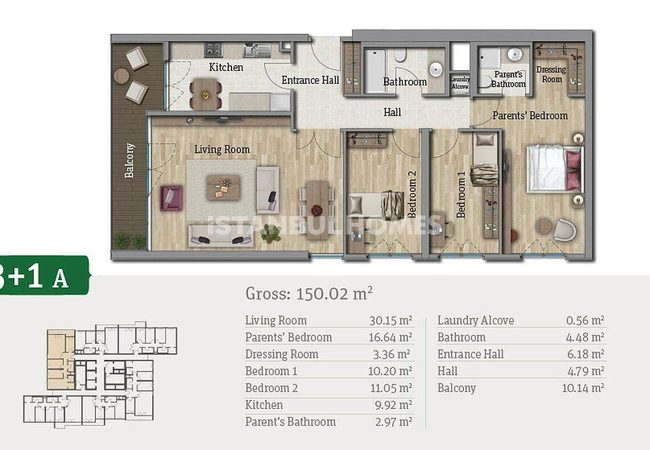 Luxurious Apartments in Istanbul Bahcesehir with Lake View 40
