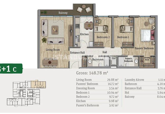 Luxurious Apartments in Istanbul Bahcesehir with Lake View 41