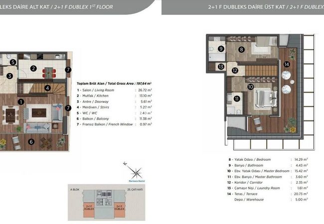 Fantastic Apartments with Sea and Island Views in Kartal 25
