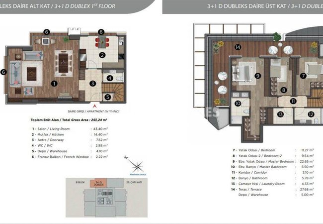 Fantastic Apartments with Sea and Island Views in Kartal 26