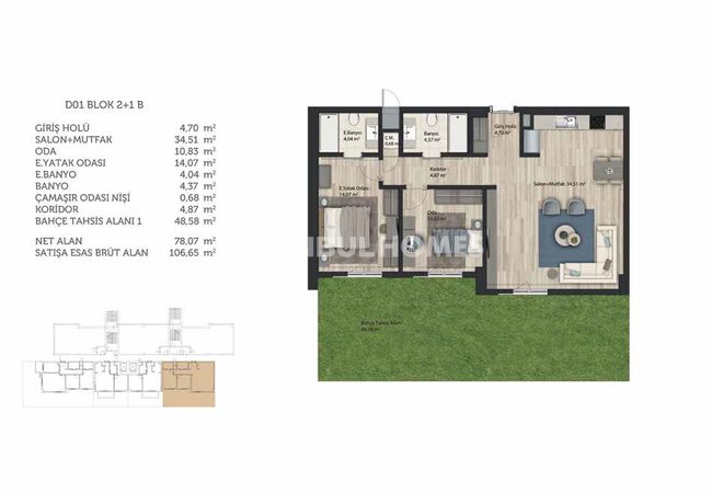 İstanbul Başakşehir’de Şehir Manzaralı Modern Daireler 41