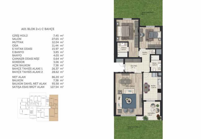 İstanbul Başakşehir’de Şehir Manzaralı Modern Daireler 28