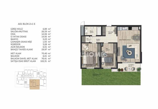 İstanbul Başakşehir’de Şehir Manzaralı Modern Daireler 31