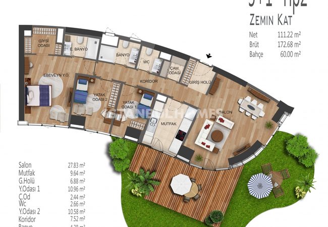Spacieux Appartements À Umraniye Avec Riches Fonctionnalités 47