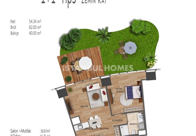 Spacieux Appartements À Umraniye Avec Riches Fonctionnalités 39