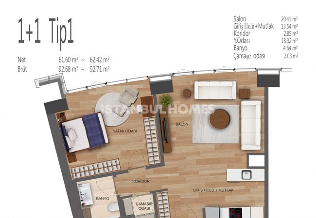 Spacieux Appartements À Umraniye Avec Riches Fonctionnalités 37