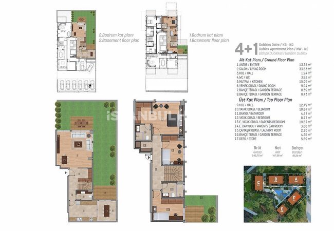 Appartements Privilégiés En Complexe Avec Piscine À Istanbul 30
