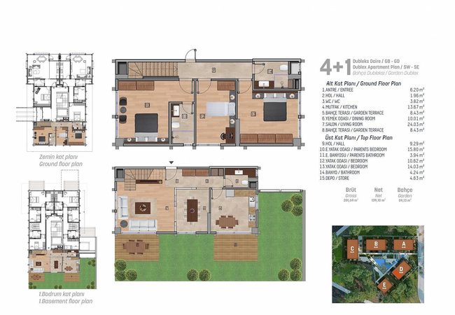 Appartements Privilégiés En Complexe Avec Piscine À Istanbul 31