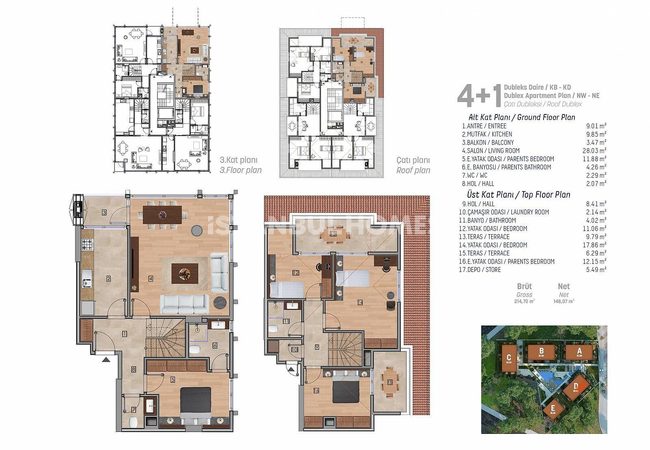 Appartements Privilégiés En Complexe Avec Piscine À Istanbul 32