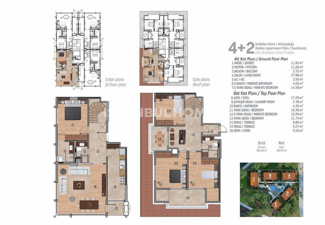 Appartements Privilégiés En Complexe Avec Piscine À Istanbul 37