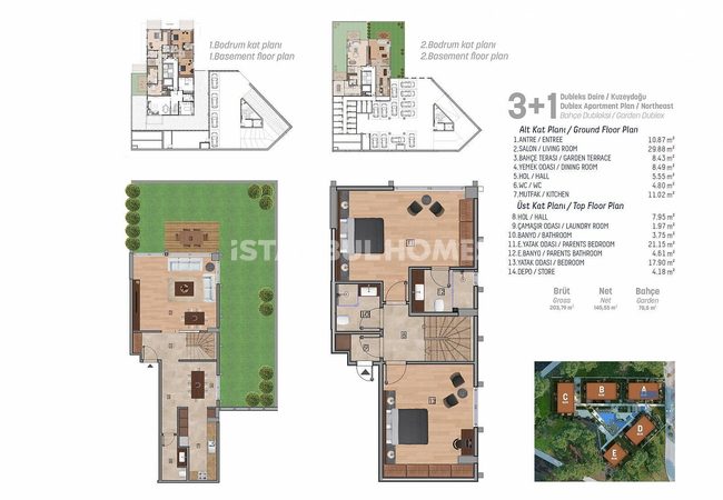Appartements Privilégiés En Complexe Avec Piscine À Istanbul 38
