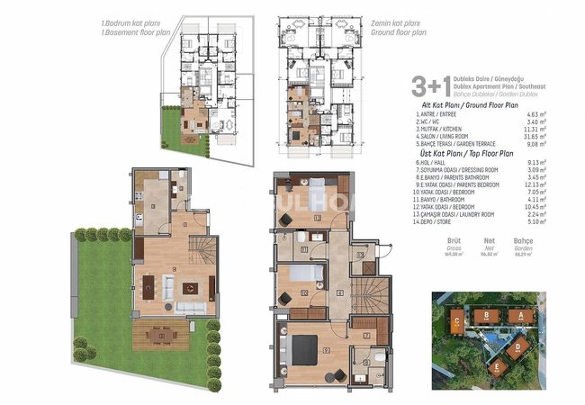 Appartements Privilégiés En Complexe Avec Piscine À Istanbul 39
