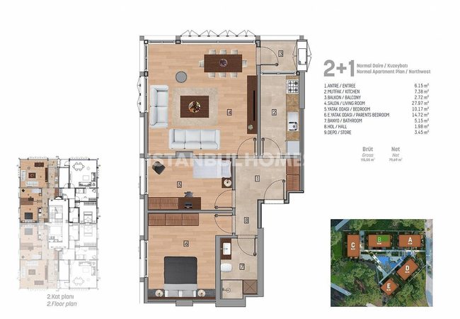 Appartements Privilégiés En Complexe Avec Piscine À Istanbul 42