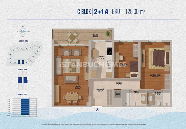 Büyükçekmece Apartments Within Walking Distance of the Sea 26