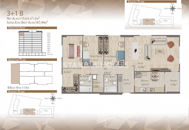 Apartments in a Complex with Swimming Pool in Istanbul 19