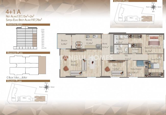 Apartments in a Complex with Swimming Pool in Istanbul 21