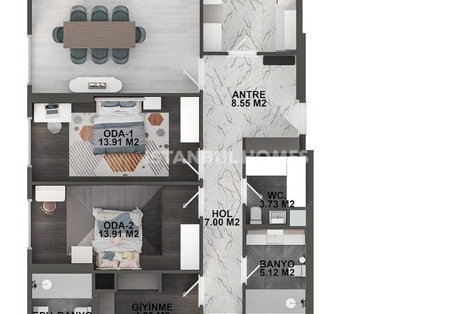 Erstklassige Qualität Neu Gebaute Wohnungen In Kucukcekmece 47