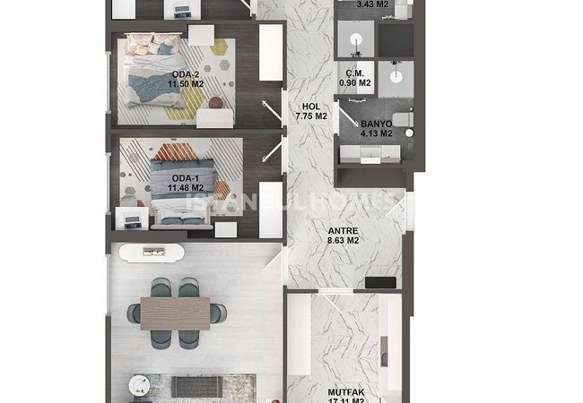Erstklassige Qualität Neu Gebaute Wohnungen In Kucukcekmece 48