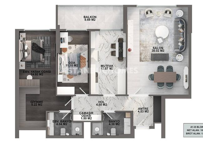 Erstklassige Qualität Neu Gebaute Wohnungen In Kucukcekmece 45