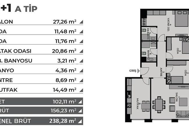 Kadıköy'de Zengin Sosyal Alanlı Sitede Denize Yakın Daireler 27