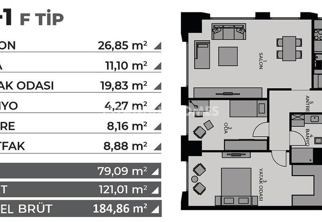 Kadıköy'de Zengin Sosyal Alanlı Sitede Denize Yakın Daireler 31