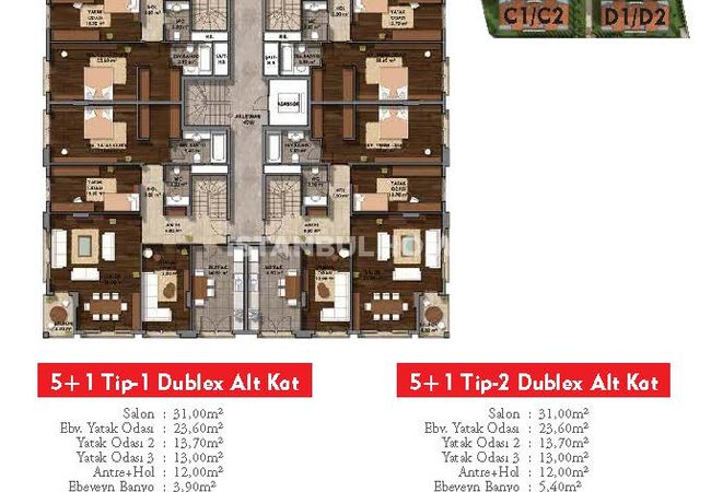 Spacieux Immobiliers Concept Familial À Vendre À Istanbul 40