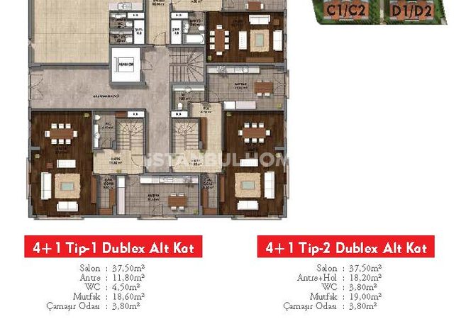 Spacieux Immobiliers Concept Familial À Vendre À Istanbul 36