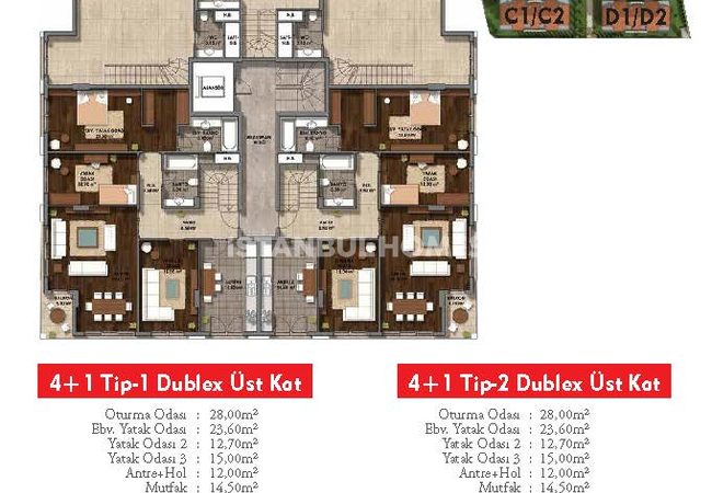 Spacieux Immobiliers Concept Familial À Vendre À Istanbul 37
