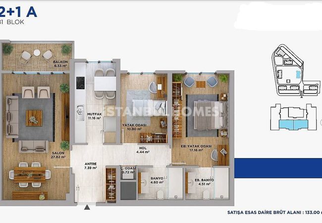Schicke Wohnungen In Einem Projekt In Avcilar Istanbul 29