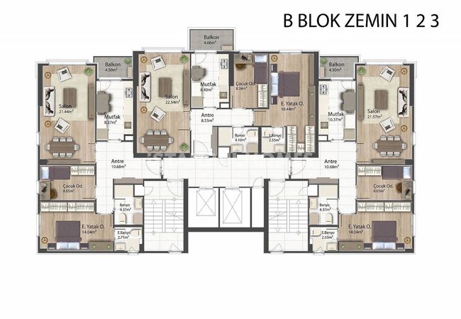 Immobilier Moderne Vue Forêt Et Ville À Kagithane 24