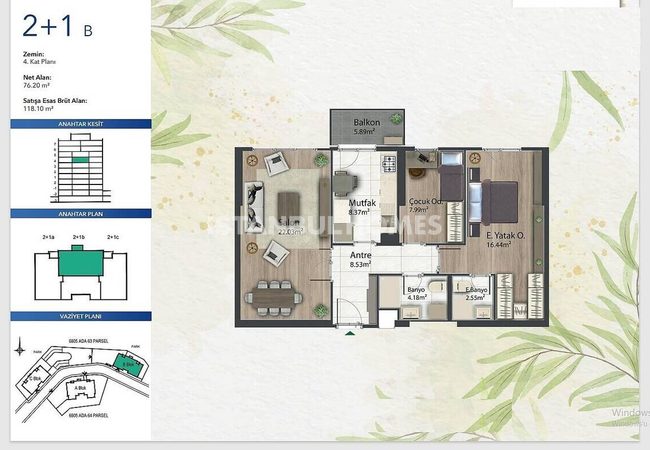Immobilier Moderne Vue Forêt Et Ville À Kagithane 26
