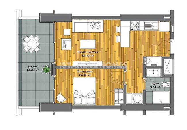 Maltepe’de Otel Konseptli Konut Projesinde Modern Gayrimenkuller 29