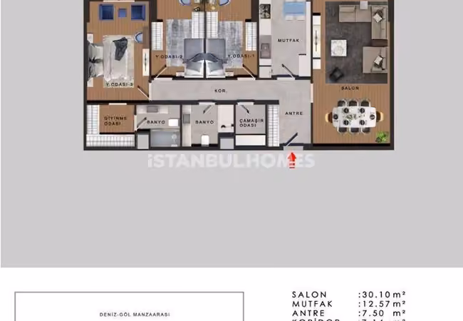 New Apartments with Botanic Garden in Buyukcekmece Istanbul 32