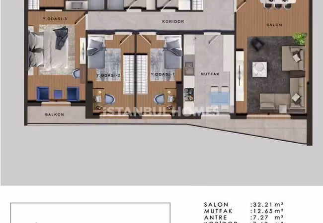 New Apartments with Botanic Garden in Buyukcekmece Istanbul 34
