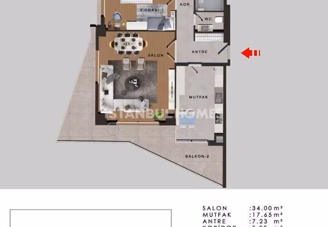 New Apartments with Botanic Garden in Buyukcekmece Istanbul 35
