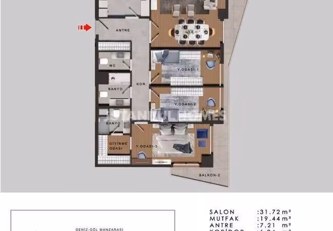 New Apartments with Botanic Garden in Buyukcekmece Istanbul 36