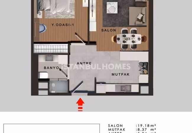 New Apartments with Botanic Garden in Buyukcekmece Istanbul 25